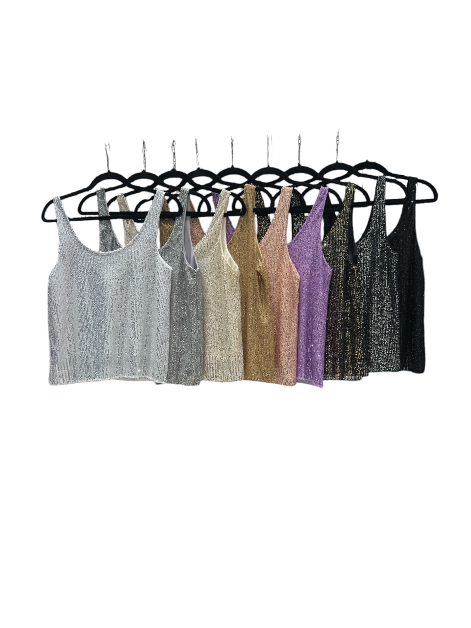 MUSCULOSA LENTEJUELA CUELLO REDONDO 1333