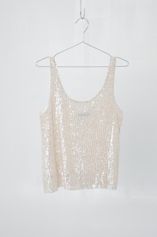 MUSCULOSA LENTEJUELA CUELLO REDONDO 1333 - Imagen 2