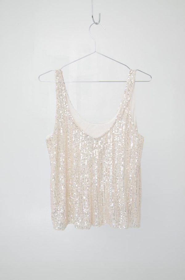 MUSCULOSA LENTEJUELA CUELLO REDONDO 1333 - Imagen 3