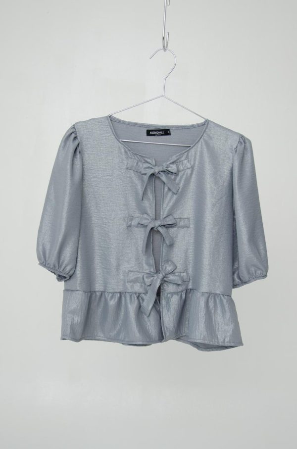 CAMISA FOIL CON TIRAS 2504 - Imagen 2