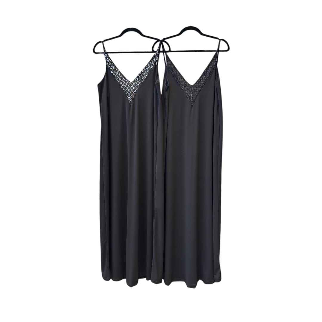 VESTIDO LARGO COMBI ROMBO V V18