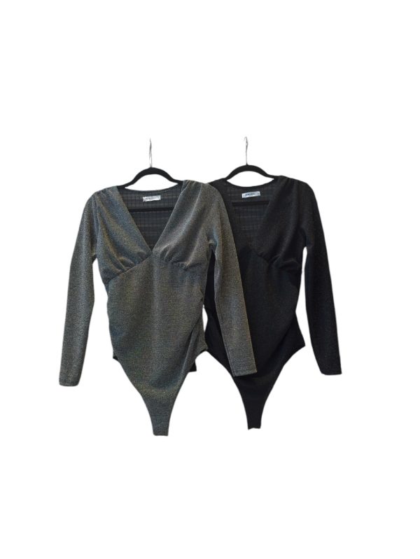 BODY LUREX MANGAS LARGAS 2576