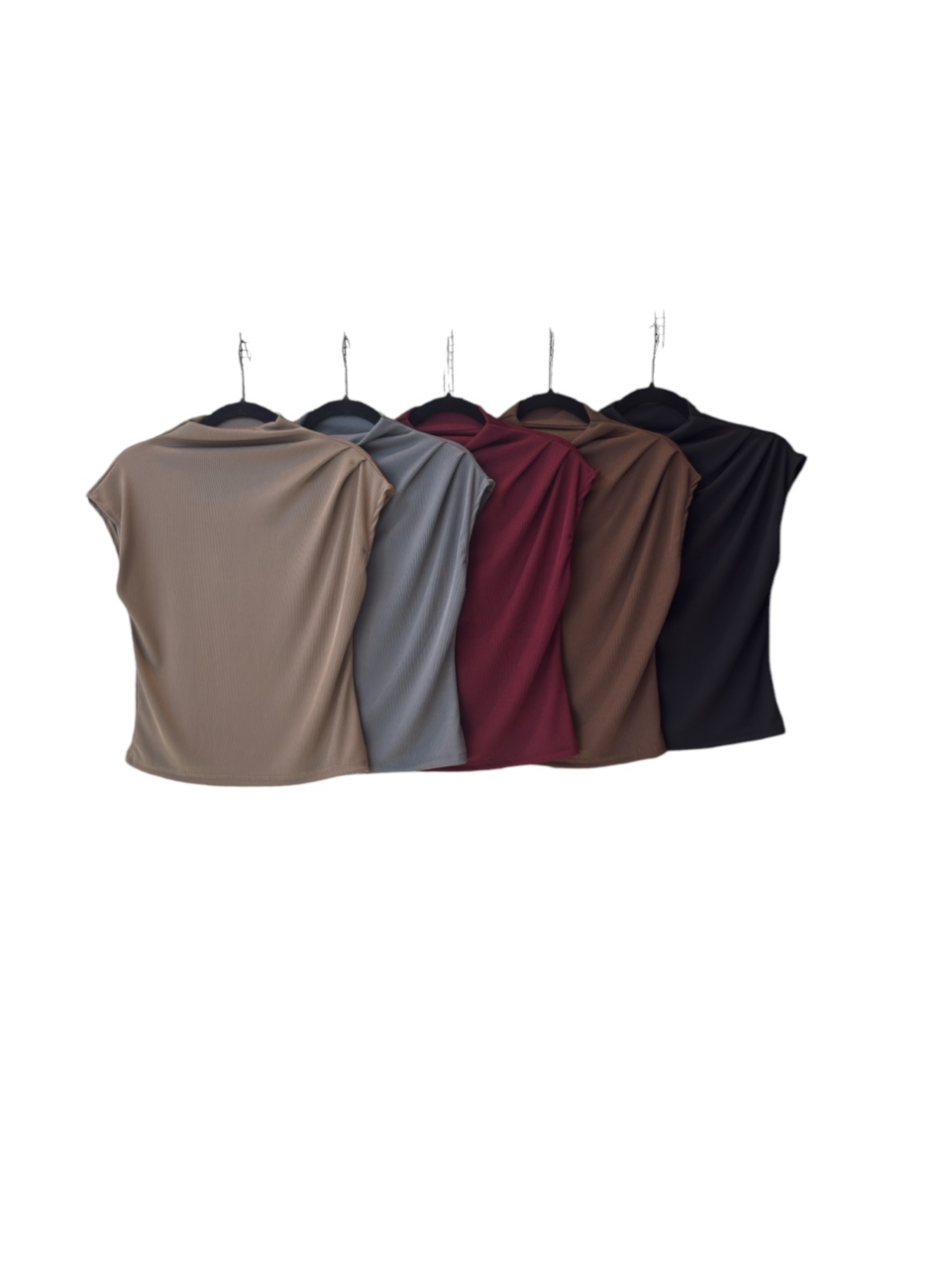 REMERA POLERA PINZAS AL HOMBRO 2592