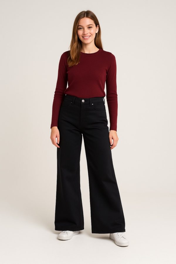 PANTALON GABARDINA WIDE LEG PG5