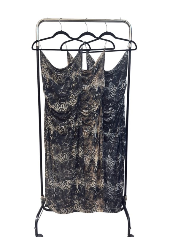 VESTIDO ANIMAL TULL FRUNCE COSTADO 2516E - Imagen 2