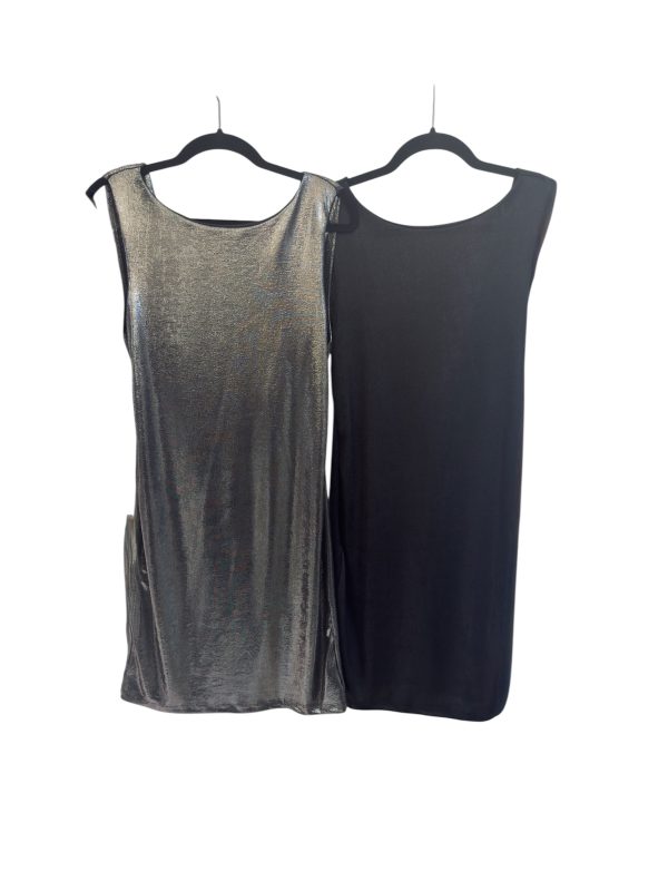 VESTIDO CORTO GLITTER BRILLO 2527 - Imagen 2