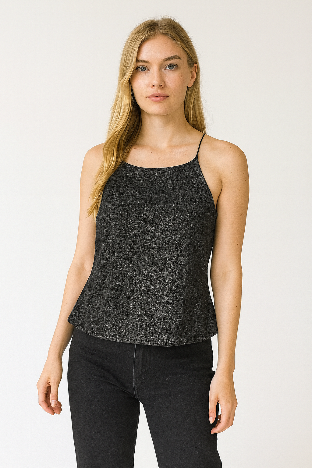 MUSCULOSA GLITTER TIRAS FINITAS G1330