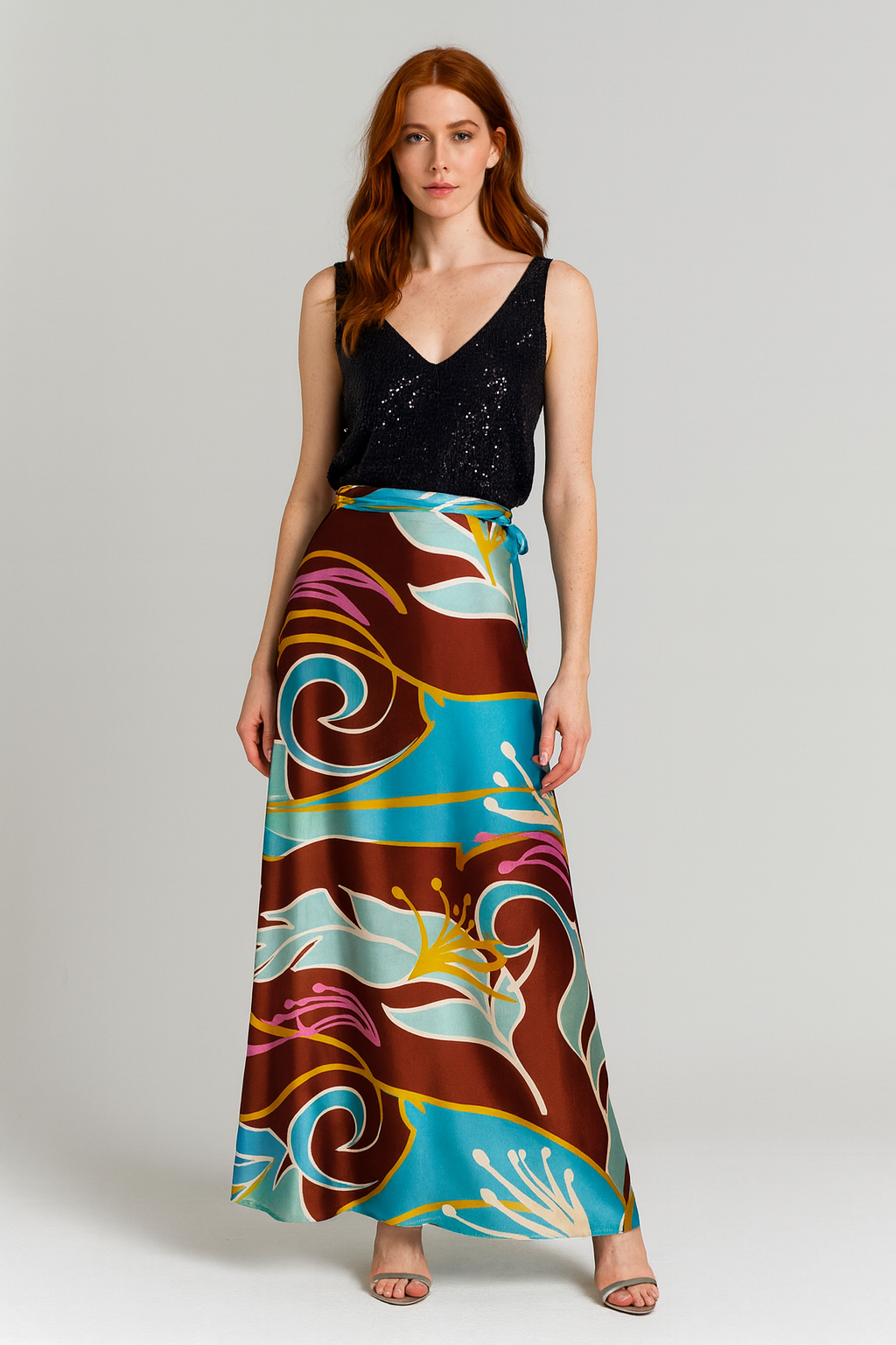 FALDA PAREO ESTAMPADA 2456